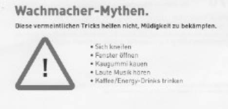 Wachmacher-Mythen